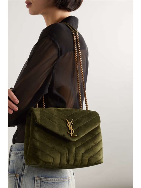 ysl loulou shoulder bag|YSL loulou suede bag.